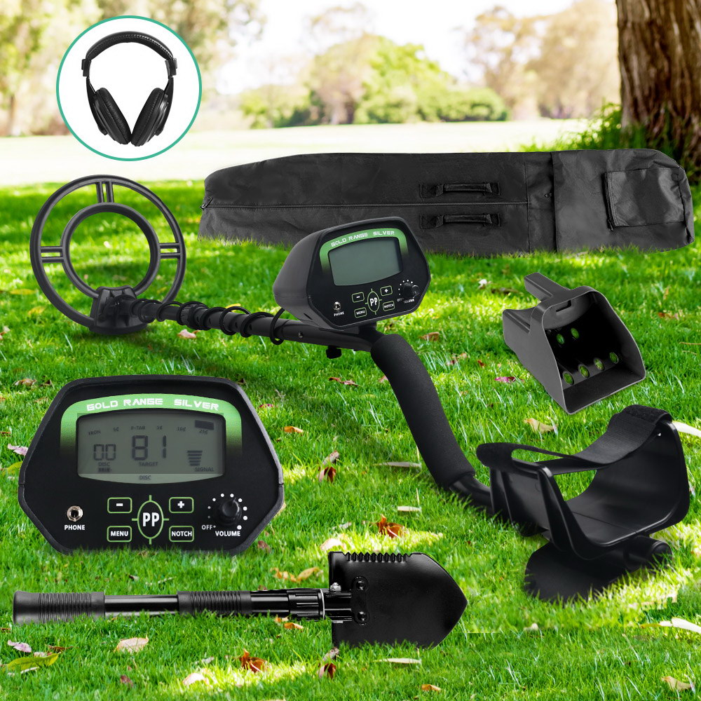 Deep Sensitive Gold Digger Treasure Hunter Shovel Sand Scoop LCD Metal Detector