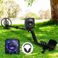 Load image into Gallery viewer, LED Metal Detector with Headphones - Black
