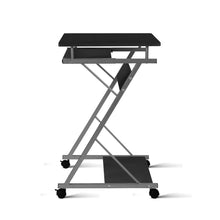 Load image into Gallery viewer, Metal Pull Out Table Desk - Black
