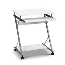 Load image into Gallery viewer, Metal Pull Out Table Desk - White

