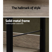Load image into Gallery viewer, Artiss Book Shelf Display Shelves Corner Wall Wood Metal Stand Hollow Storage
