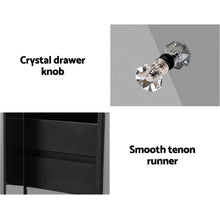 Load image into Gallery viewer, Mirrored Bedside Table - Mirrored Grey 1 PC
