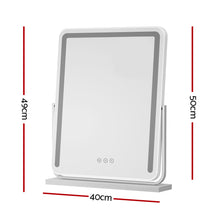 Load image into Gallery viewer, Embellir Makeup Mirror with Lights Hollywood Vanity LED Mirrors White 40X50CM
