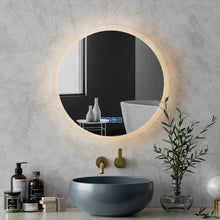 Load image into Gallery viewer, Embellir Bluetooth LED Wall Mirror With Light 50CM Bathroom Decor Round Mirrors
