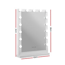 Load image into Gallery viewer, Embellir Hollywood Makeup Mirror With Light 15 LED Bulbs Vanity Lighted Stand
