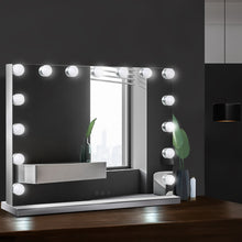 Load image into Gallery viewer, Embellir Hollywood Frameless Makeup Mirror With 15 LED Lighted Vanity Beauty 58cm x 46cm
