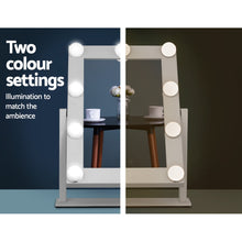 Load image into Gallery viewer, LED Standing Makeup Mirror - White
