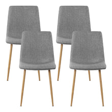 Load image into Gallery viewer, Modern Collins Light Grey Dining Chairs - Set of 4
