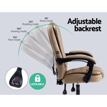 Load image into Gallery viewer, Massage Office PU Leather Recliner Computer Gaming Chair - Espresso

