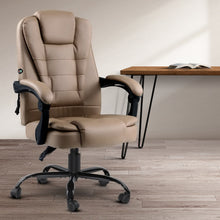 Load image into Gallery viewer, Massage Office PU Leather Recliner Computer Gaming Chair - Espresso
