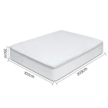 Load image into Gallery viewer, Giselle Bedding King Single Size Waterproof Bamboo Mattress Protector
