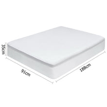 Load image into Gallery viewer, Giselle Bedding Single Size Waterproof Bamboo Mattress Protector
