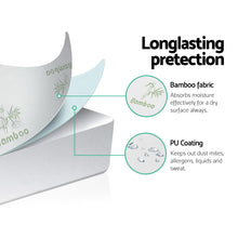 Load image into Gallery viewer, Giselle Bedding Giselle Bedding Bamboo Mattress Protector Double
