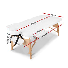 Load image into Gallery viewer, Zenses 3 Fold Portable Wood Massage Table - Black &amp; Lime
