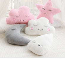 Load image into Gallery viewer, Skyee™ - Cute and Soft Cloud Moon Star Raindrop Plush Cushion
