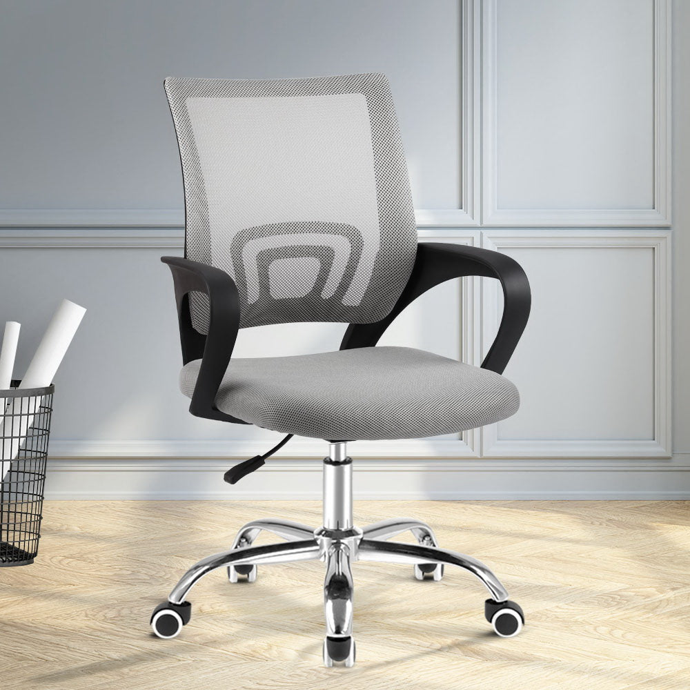 Office Gaming Mesh Chair - Back Grey