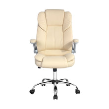 Load image into Gallery viewer, Artiss Kea Executive Office Chair Leather Beige
