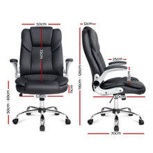 Load image into Gallery viewer, Artiss Kea Executive Office Chair Leather Black
