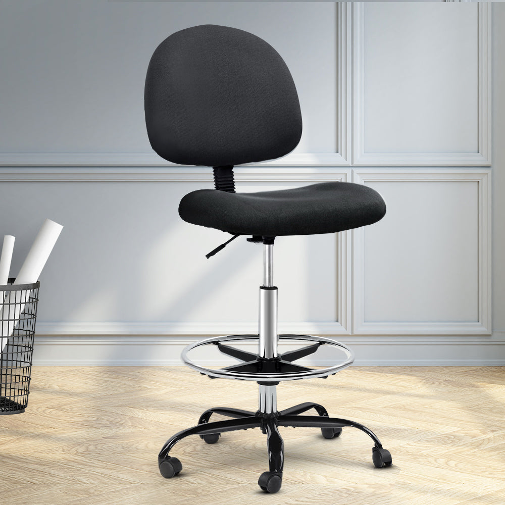 Office Fabric Chair - Black
