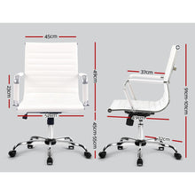 Load image into Gallery viewer, Mid Back Gaming Office Chair - White
