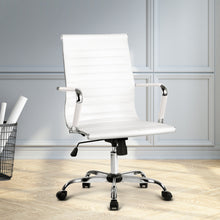 Load image into Gallery viewer, Mid Back Gaming Office Chair - White
