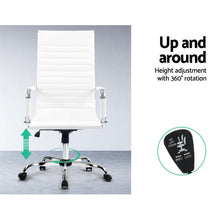 Load image into Gallery viewer, Artiss Gaming Office Chair Computer Desk Chairs Home Work Study White High Back
