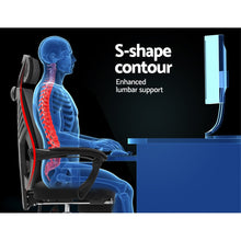 Load image into Gallery viewer, Artiss Gaming Office Chair Computer Desk Chair Home Work Recliner Black
