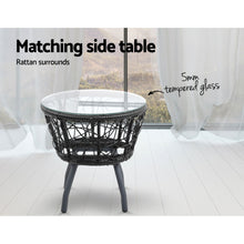 Load image into Gallery viewer, Gardeon Outdoor Patio Chair and Table - Black
