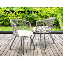 Load image into Gallery viewer, Gardeon Outdoor Patio Chair and Table - Grey
