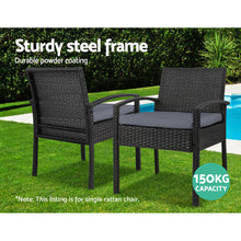 Load image into Gallery viewer, Gardeon Outdoor Dining Chairs Patio Furniture Rattan Lounge Chair Cushion Felix
