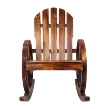 Load image into Gallery viewer, Gardeon Wagon Wheels Rocking Chair - Brown

