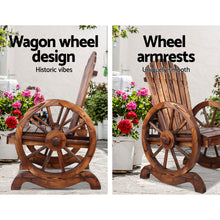 Load image into Gallery viewer, Gardeon Wooden Wagon Chair Outdoor
