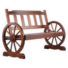 Load image into Gallery viewer, Gardeon Wooden Wagon Wheel Chair
