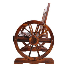 Load image into Gallery viewer, Gardeon Wooden Wagon Wheel Chair
