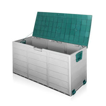 Load image into Gallery viewer, 290L Outdoor Weatherproof Lockable Storage Box - Green
