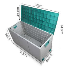 Load image into Gallery viewer, 290L Outdoor Weatherproof Lockable Storage Box - Green
