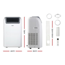 Load image into Gallery viewer, Portable Air Conditioner Cooling Mobile Fan Cooler Dehumidifier Window Kit White 3300W

