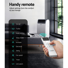 Load image into Gallery viewer, Portable Air Conditioner Cooling Mobile Fan Cooler Dehumidifier Window Kit White 3300W
