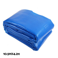 Load image into Gallery viewer, Aquabuddy 10.5x4.2m Solar Swimming Pool Cover Roller Blanket Bubble Heater
