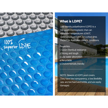 Load image into Gallery viewer, Aquabuddy Solar Swimming Pool Cover Blanket Bubble Roller Adjustable 8 X 4.2M
