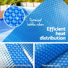 Load image into Gallery viewer, 8M X 4.2M Solar Swimming Pool Cover 400 Micron Outdoor Bubble Blanket

