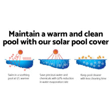 Load image into Gallery viewer, 8M X 4.2M Solar Swimming Pool Cover 400 Micron Outdoor Bubble Blanket
