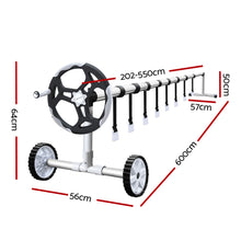 Load image into Gallery viewer, Aquabuddy Swimming Pool Cover Roller Reel Adjustable Solar Thermal Blanket
