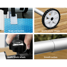 Load image into Gallery viewer, Aquabuddy Swimming Pool Cover Roller Reel Adjustable Solar Thermal Blanket Blue
