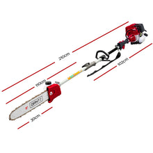 Load image into Gallery viewer, Giantz 4-STROKE Pole Chainsaw Hedge Trimmer Brush Cutter Whipper Multi Tool Saw
