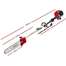 Load image into Gallery viewer, Gizantz 65CC Pole Chainsaw Hedge Trimmer Brush Cutter Whipper Snipper Multi Tool
