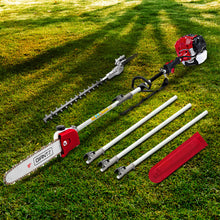 Load image into Gallery viewer, Giantz 65CC Petrol Pole Chainsaw Hedge Trimmer Long Reach Pruner Chain Saw
