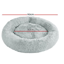 Load image into Gallery viewer, i.Pet Pet Bed Dog Cat 110cm Calming Extra Large Soft Plush Light Grey
