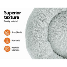 Load image into Gallery viewer, i.Pet Pet Bed Dog Cat 90cm Large Calming Soft Plush Light Grey
