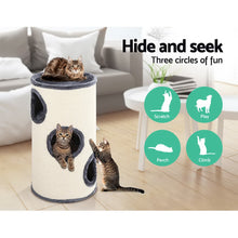 Load image into Gallery viewer, 70cm Pet Scratching Post - Wood Grey White

